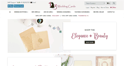 Desktop Screenshot of 123weddingcards.com